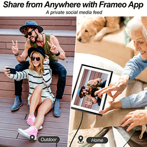 Idée cadeau premium Album numérique 10,1 pouces avec WiFi Cloud et partage sécurisé via application pour garder vos souvenirs privés - Product Image 4