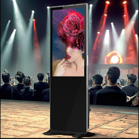 Tótem Publicitario con Pantalla Táctil LCD de 32/43/55/65/75/86 Pulgadas, Animación de Señalización, 4K, para Interiores, con Soporte de Pie, para Centros Comerciales y Tiendas Minoristas