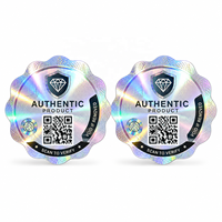 Étiquette autocollante holographique de sécurité avec code QR personnalisé de haute qualité, impression personnalisée, design gratuit