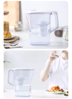 Filtre à eau de comptoir HS525-F003, capacité totale de 22 tasses (8,5 L), capacité filtrée de 5 L, certifié UL, usine certifiée ISO 9001, versement facile, usage domestique, OEM ODM
