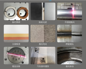 Machine de nettoyage laser <span class=keywords><strong>à</strong></span> impulsion de 500W haute puissance et haute efficacité n'endommagent pas le substrat, nettoyage des abrasifs, nettoyage du bois pai - Product Image 6