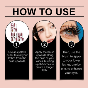<span class=keywords><strong>Mascara</strong></span> waterproof longue tenue pour les yeux sensibles - Léger, volumisant, recourbant, sans grumeaux - Product Image 5