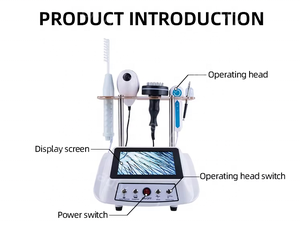 Equipo de Peluquería 5 en 1 para el Cuidado del Cuero Cabelludo, Tratamiento de Restauración Capilar, Máquina Analizadora del Cuero Cabelludo con Alta Frecuencia - Product Image 1