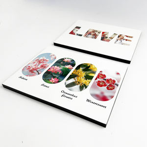 L'accent sur la protection de l'environnement MDF vierge peut être personnalisé en taille Cadres photo blancs gravés par sublimation en MDF blanc - Product Image 3