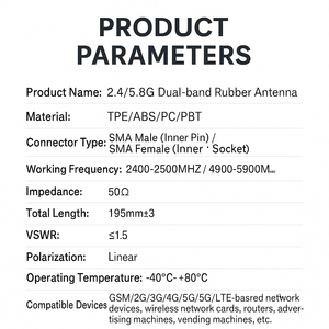 El más vendido <span class=keywords><strong>de</strong></span> doble frecuencia 2,4G 5,8G 5dBi pequeña <span class=keywords><strong>antena</strong></span> WiFi externa plegable <span class=keywords><strong>para</strong></span> enrutador TARJETA <span class=keywords><strong>DE</strong></span> <span class=keywords><strong>Internet</strong></span> <span class=keywords><strong>antena</strong></span> <span class=keywords><strong>de</strong></span> palo <span class=keywords><strong>de</strong></span> goma - Product Image 4