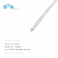 Kabel Harness 2Pin 2.0mm Pitch Stripped Tinned UL2468 26AWG 300mm untuk Interkoneksi Sinyal Perangkat Elektronik Internal