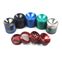 Broyeur à herbes en alliage de zinc 40MM 4 pièces, personnalisable avec logo, broyeur manuel d'épices, accessoires pour fumeurs, vente en gros