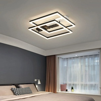Ensemble d'éclairage complet pour la maison, moderne, simple, élégant, minimaliste, luxueux, LED, fer et acrylique, pour le salon, lampe de plafond