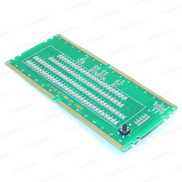 Carte de test de slot RAM DDR5 UDIMM avec analyseur de panne LED pour technicien de réparation de cartes mères de bureau