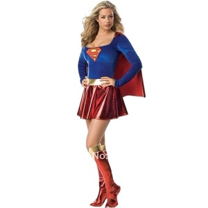 Disfraz de Supermujer para <span class=keywords><strong>Mujer</strong></span>, Disfraz de Fiesta de Halloween, Material de Poliéster, COSPLAY - Product Image 3