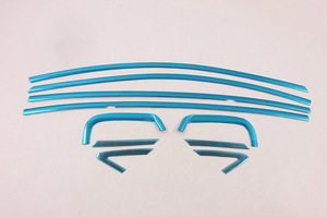 WZXDAUTO 14 pièces garnitures de vitres latérales en acier inoxydable pour voiture, accessoires extérieurs pour berline 2009-2017 - Product Image 5