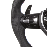 Volant de voiture en fibre de carbone et daim LED, prix de gros d'usine, m Performance pour BMW F10