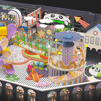 Parcours d'obstacles intérieur pour enfants, labyrinthe, trampoline, mur d'escalade, jeux d'éveil, installations de divertissement pour enfants