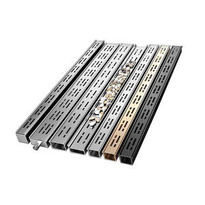 Drenaje de Piso de Acero Inoxidable 201 304 316 para Baño, Balcón/Patio, Anticorrosión, Ligero, Tamaño Personalizado, Canal de Drenaje - Product Image 1