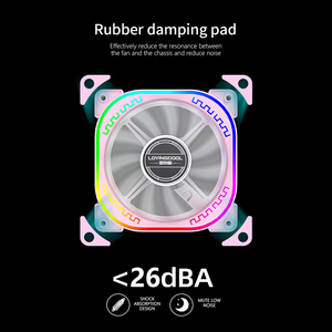 Fabriek Aanpasbare 120Mm Rgb Koeling <span class=keywords><strong>Cpu</strong></span> Koeler Ventilator Plastic Heatsink Voor Gaming Pc <span class=keywords><strong>Computer</strong></span> Case Applicatie - Product Image 4