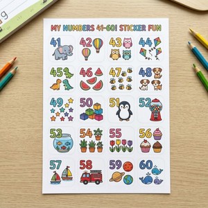Juego de Hojas de Etiquetas Adhesivas Personalizadas, Duraderas y Ecológicas, con Números Cortados a Troquel, para Maestros, Recompensas Escolares, Aprendizaje Divertido, Proyectos con Velas - Product Image 4