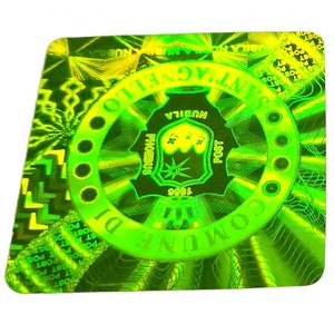 Custom 3D Laser Hologram <strong>Security</strong> Sticker Printed Holographic Aluminium Label - Product Image 5