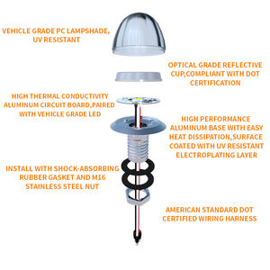 थोक 3w मिनी वाटरमेरन स्टार ने हल्के हाई पावर 3/4 इंच साइड मार्कर के लिए लाइट हाई पावर इंच साइड मार्कर का नेतृत्व किया - Product Image 2