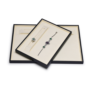 Plateau de présentation de bijoux en gros Jinsky, plateau de service à anneaux, plateau de présentation de bijoux pour comptoir de vente au détail - Product Image 2