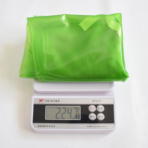 <b>Pvc</b> Waterproof <b>Apron</b> Transparent Green For Cooking Kitchen Use With Oil Proof Waistband Daily Wear Safety Protection - Product Image 3