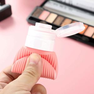 Kit de voyage en silicone anti-fuite approuvé avec logo personnalisé, nouvelles bouteilles de toilette rechargeables de 90 ml (3 oz) pour cosmétiques - Product Image 4