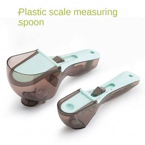 Adjustable Plastic Baking <b>Measuring</b> <b>Spoon</b> Kitchen Tools Scale <b>Measuring</b> <b>Spoon</b> for Individual Requirements - Product Image 3