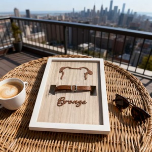 Cadre <span class=keywords><strong>photo</strong></span> commémoratif pour animaux de compagnie avec support et ornement de collier de <span class=keywords><strong>chien</strong></span>, forme rectangulaire, orientation verticale et horizontale - Product Image 3