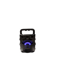 KTS-1057 pour haut-parleur de subwoofer portable d'extérieur avec lecteur de carte 3 pouces et lumières, en plastique, pour ordinateur