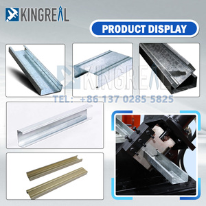 2024 New C kênh cuộn tạo thành máy tự động đầy đủ khung thép làm máy phân vùng vách thạch cao <span class=keywords><strong>Stud</strong></span> và theo dõi tạo thành máy - Product Image 5