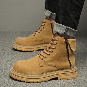 Bottes <span class=keywords><strong>Chelsea</strong></span> pour hommes en cuir pleine fleur, semelle extérieure durable, style polyvalent pour le bureau et le quotidien, vente en gros d'usine - Product Image 3