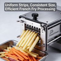 Machine à couper les frites en spirale PF, petite, motorisée, pour usage industriel, multifonctionnelle, 220V