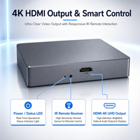 Lecteur multimédia numérique AIOT-133SE-1 Android 10 1 Go + 16 Go 4K UHD pour affichage dynamique avec CMS Signworld préinstallé