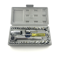 Boîte en fer chinoise pour ranger les outils, kit d'outils pour la maison