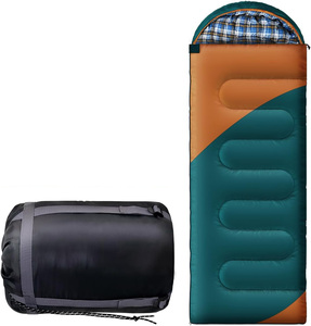 Saco <span class=keywords><strong>de</strong></span> Dormir para Camping <span class=keywords><strong>de</strong></span> <span class=keywords><strong>Dos</strong></span> Tonos, Elegante y en Oferta, para Todas las Estaciones, para Dormir Cómodamente al Aire Libre - Product Image 1