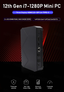 12TH Gen I7 1280P I5 1240P taşınabilir Mini PC PCIE4.0 SSD Mini oyun bilgisayar Memorias Usb 2 * Max Max 64GB 4800mhz NUC Wifi - Product Image 5