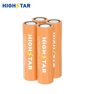 HIGHSTAR 18650 3.7v بطارية خلية ليثيوم ليثيوم أيون 2500mah 3.6V عالية قدرة 18650 ليثيوم أيون