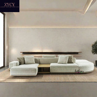 Italienisches High-End-Luxus-Modular sofa für große Haushalte Villen Hotels-Neues OEM/ODM-Schwamm material aus Stoff-für Wohnzimmer