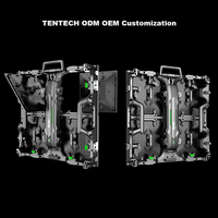 Tentech OEM personnalisation flexible film publicitaire panneau mural HD vidéo 3D TV affiche intérieur extérieur panneau d'affichage LED écran