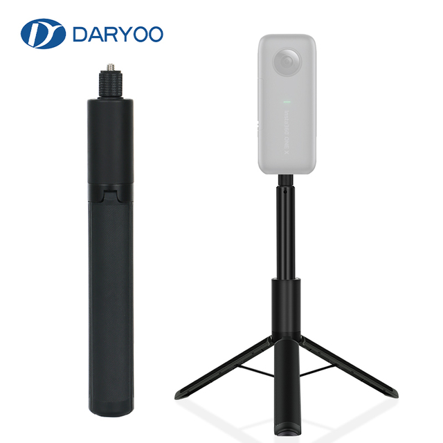 Tripod Selfie Stick with Retractable Extension Rod and Tripod Suitable for Mobile Phone Mirrorless Panoramic Cameras