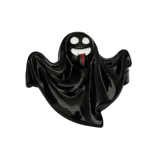 Anillos y Clips para Servilletas <span class=keywords><strong>de</strong></span> Halloween al por Mayor, Estilo Americano, Araña Negra, Fantasma, Murciélagos, Aleación, para Decoración <span class=keywords><strong>de</strong></span> Halloween - Product Image 6