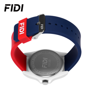 FIDI Multicolor Silicone Strap Quartz Watch Minimalist Casual 30M Waterproof Analog Wristwatch For Men Women Students Watch - Product Image 6