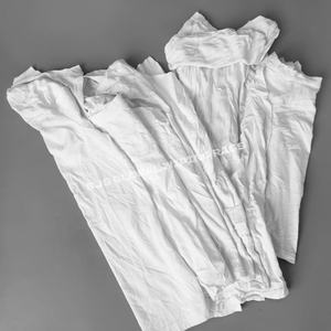 Trapos de Algodón Reciclados Blancos para Limpieza, Trapos de Algodón 100% para Taller y Uso Marino, Trapos para Aceite - Product Image 1