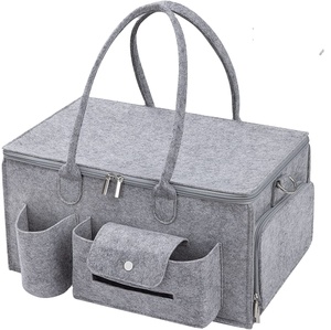 Túi Đựng Tã Trẻ Em Dung Tích Lớn Có Nắp, Thùng Đựng Đồ Đeo Vai Cho Trẻ Em Để Thay Đồ Bàn Và Xe Hơi, Giỏ Tắm Em Bé Di Động - Product Image 1