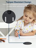Oeillet d'alimentation rond universel d'usine avec chargeur USB Type C PD20W trou de bureau USB encastré pour un usage industriel