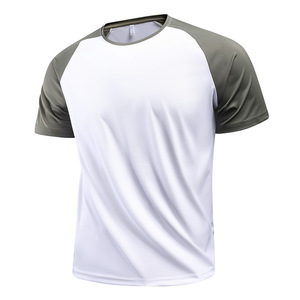 Camiseta de Manga Corta Unisex de Punto Estampada en Serigrafía 100% Poliéster, Diseño Raglán Personalizado al por Mayor - Product Image 3