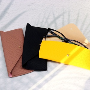 Bán buôn New Kính mát Túi PU da hộp Set da rắn mô hình da Kính mát trường hợp - Product Image 6