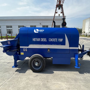 Pompe à béton de remorque mobile transportant la pompe concrète de remorque de fonction concrète pour la construction de communauté - Product Image 1