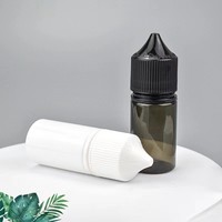 Flacon pompe compte-gouttes 30 ml personnalisé avec bouchon de sécurité double anti-enfant et embout interne fin pour huiles essentielles, shampoings et lotions