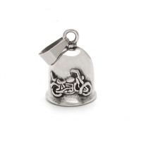 Tokyo Bell Retro Luck Motorcycle Bells Gardien de vélo en acier inoxydable avec motif d'ange Ne roulez jamais plus vite que votre ange