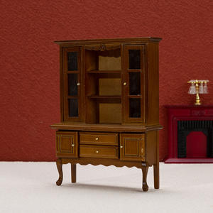 1:12 échelle bricolage bois Miniature buffet armoire OB11 modèle pour maison de poupée meubles et Restaurant scène accessoire - Product Image 3